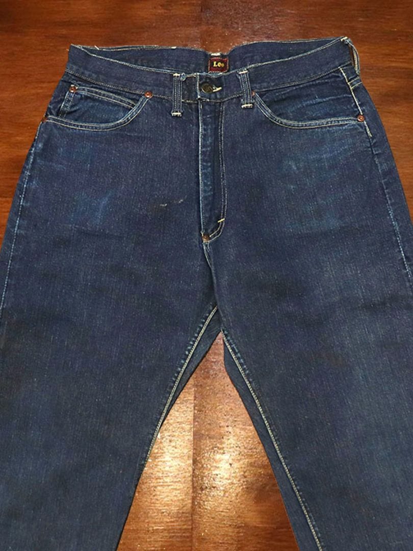 1940s Lee 101Z CENTER RED , CROTCH RIVET , Size W33 L34