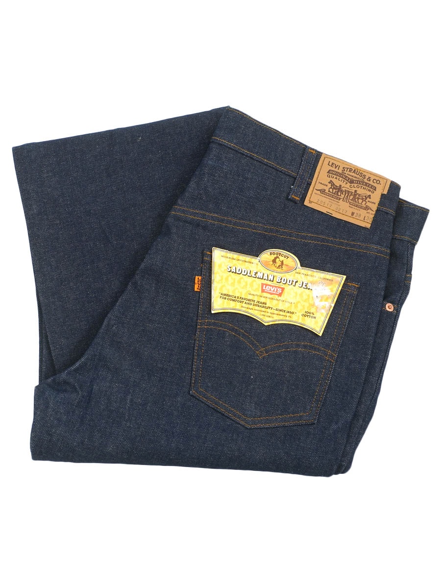80's Levi's 517 オレンジタブ デニムパンツ 濃紺 USA製 表記(38x30) DEAD