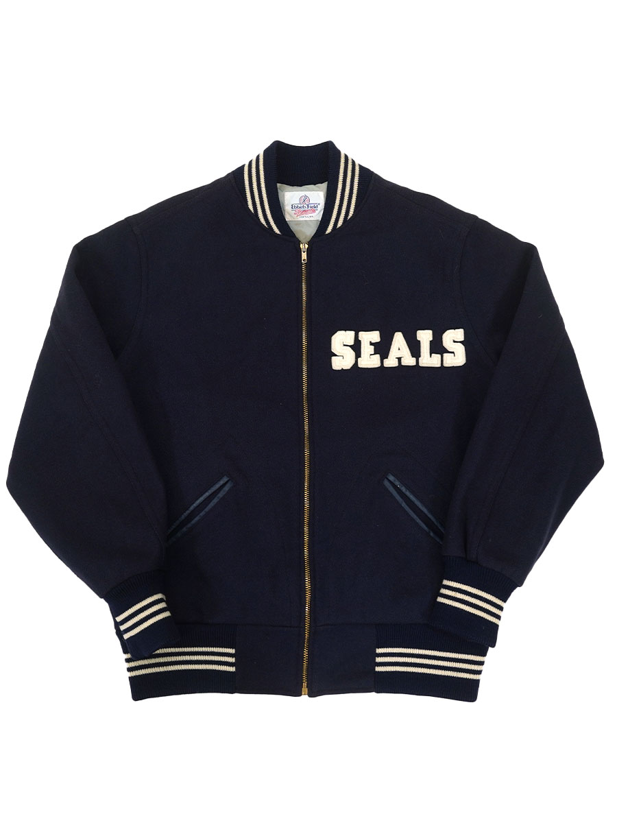 日本製】 マクベス フーデットメルトンスタジャン 裏地キルティング L