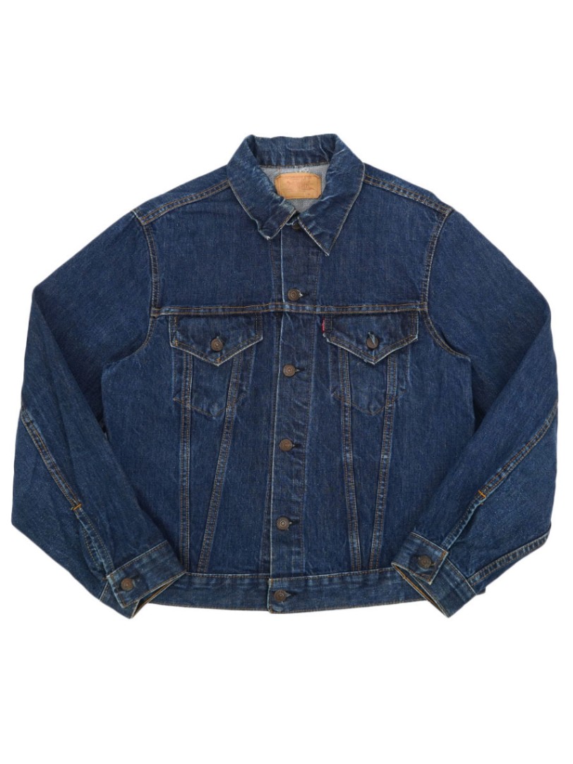 60's Levi's 70505 BIG-E デニムジャケット 濃青 良雰囲気 実寸(42位)