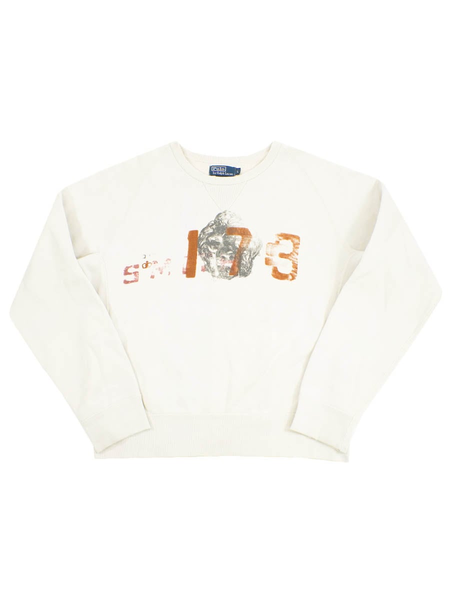 M*i様 ☆お買い得商品☆　RRL 両Vスウェット ビンテージ風 ラルフローレン ステンシルプリント 両Vスウェット 表記(L) | すべての