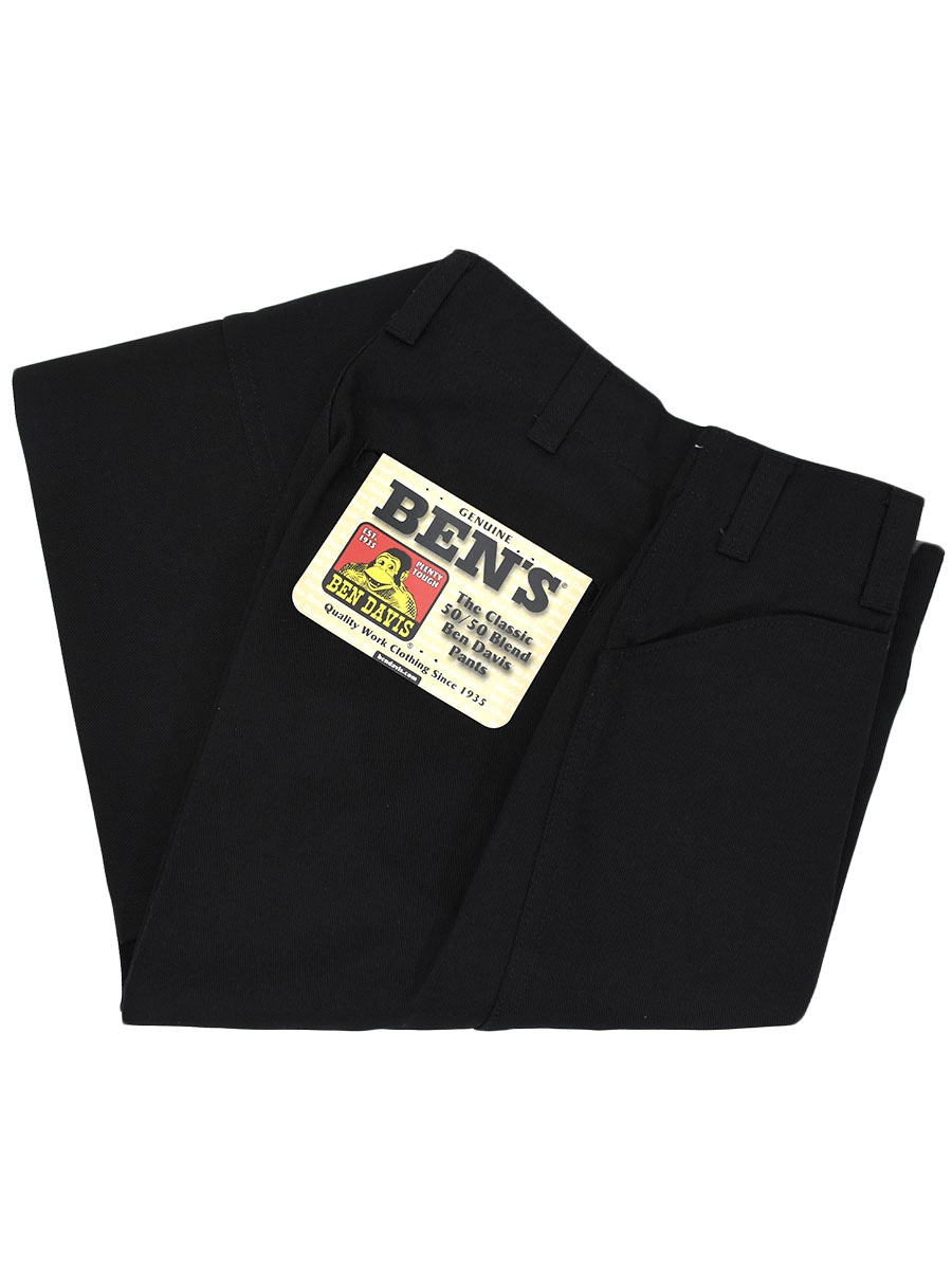 BEN DAVIS ワークパンツ ブラック 表記(W29) フラッシャー付き未使用