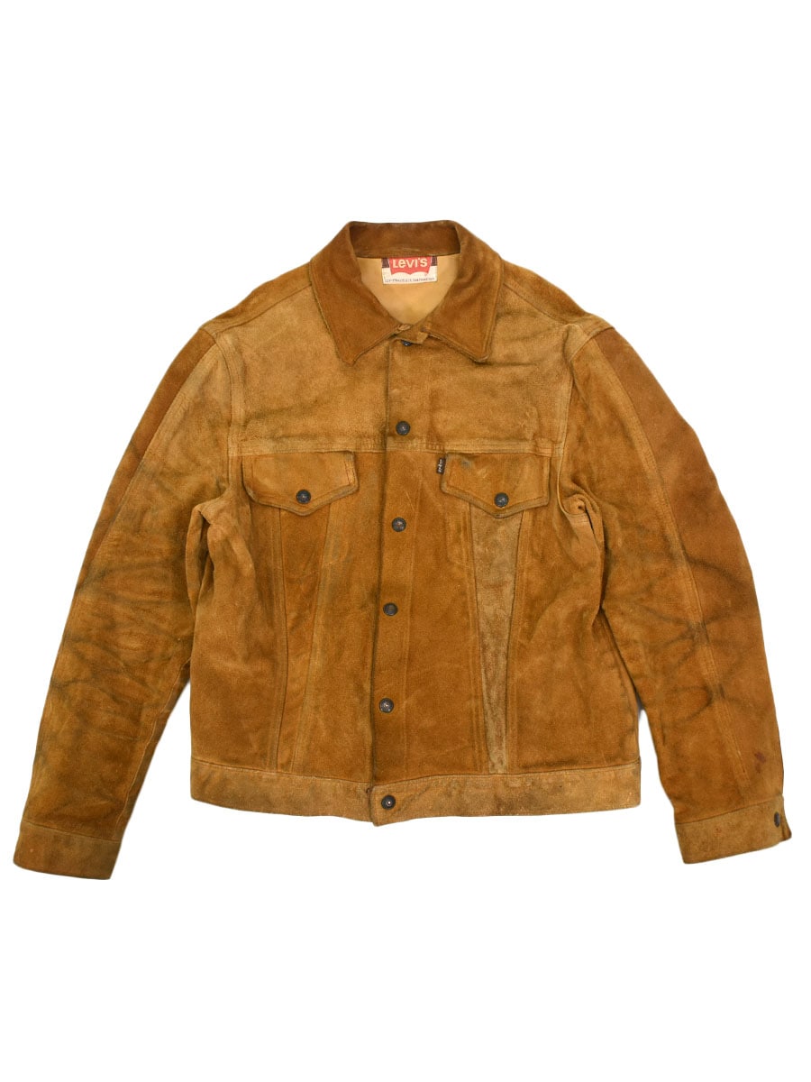 70's Levi's BIG-E 3rd型 スエードジャケット ブラウン 実寸(42位