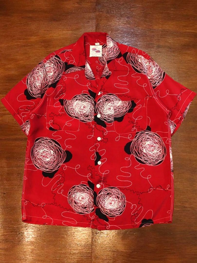 1940s HAWAIIAN SHIRT , Size  L
