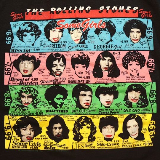 1980s THE ROLLING STONES , Size L