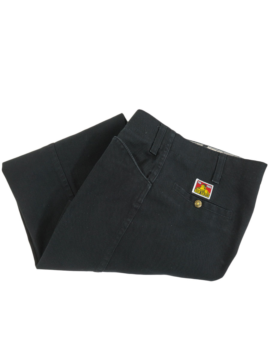 90's BEN DAVIS コットンポリ ワークパンツ ブラック 表記(36) | SOLD