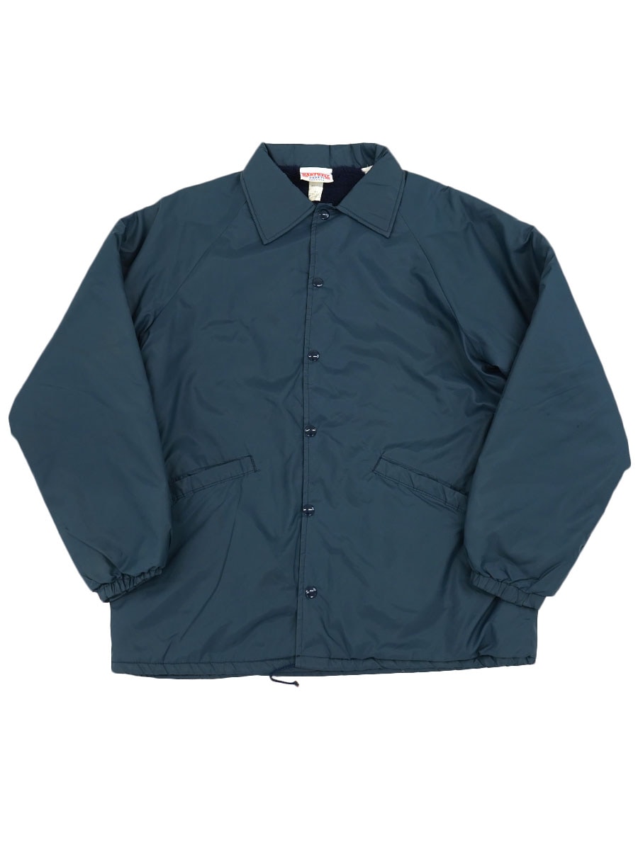 80's HARTWELL 無地 裏ボア コーチJKT ネイビー 表記(M)