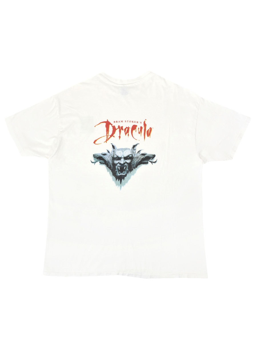 BRAM STOKER'S DRACULA Tシャツ Lサイズ 90's Hanes ''BRAM STOKER'S Dracula'' ムービーTシャツ ホワイト 表記