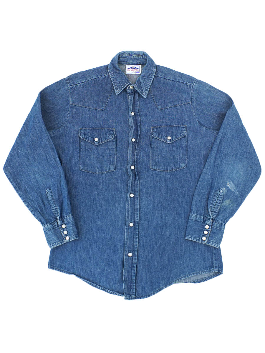 70's DAKOTA by FIVE BROTHER デニムウエスタンシャツ 表記(M