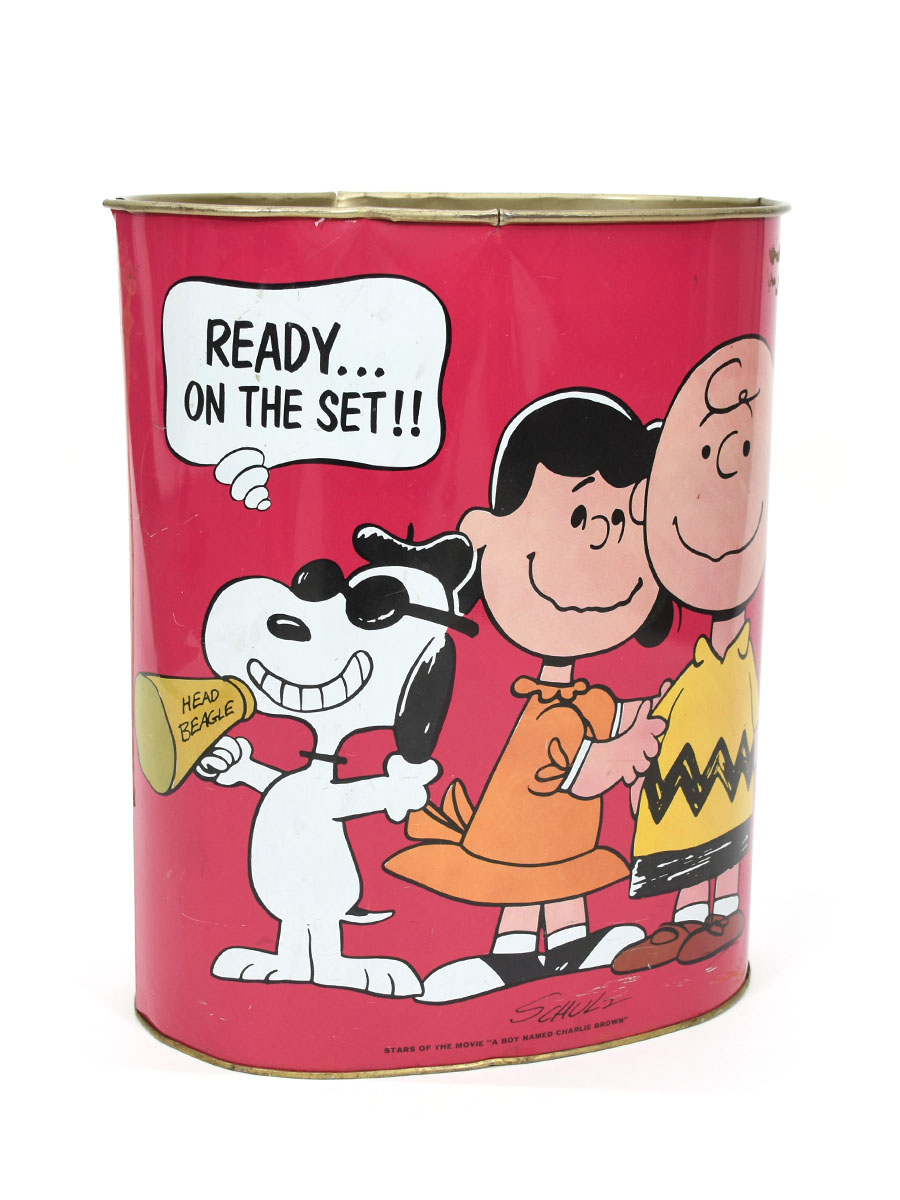 70's～ CHEINCO ''READYON THE SET!!'' SNOOPY トラッシュボックス