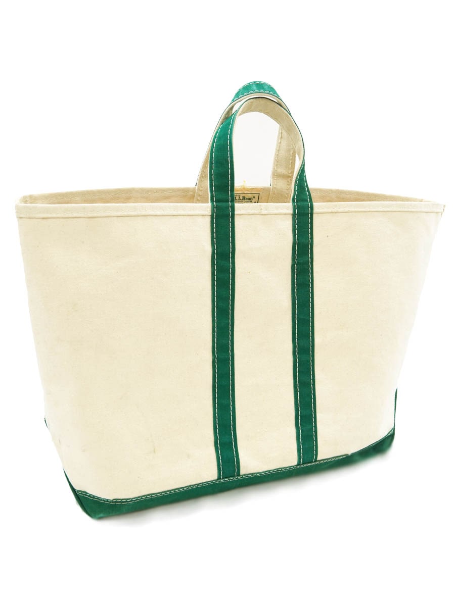 L.L.BEAN 80's BOAT AND TOTE グリーン トートバッグ