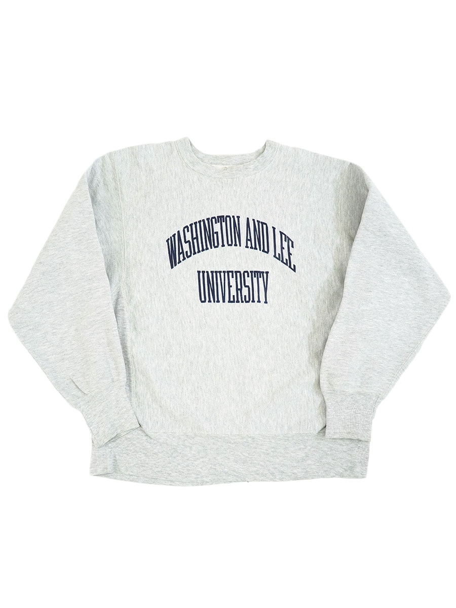80's プリントタグ チャンピオンRW ''WASHINGTON AND LEE UNIVERSITY'' 表記(L) USA製
