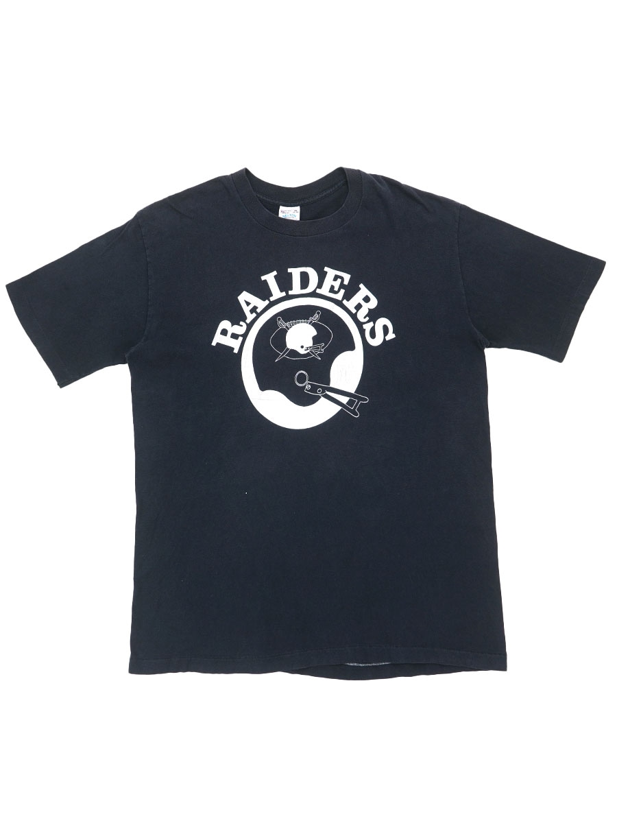 80's BELTON ''RAIDERS'' プリントTシャツ 表記(XL) USA製