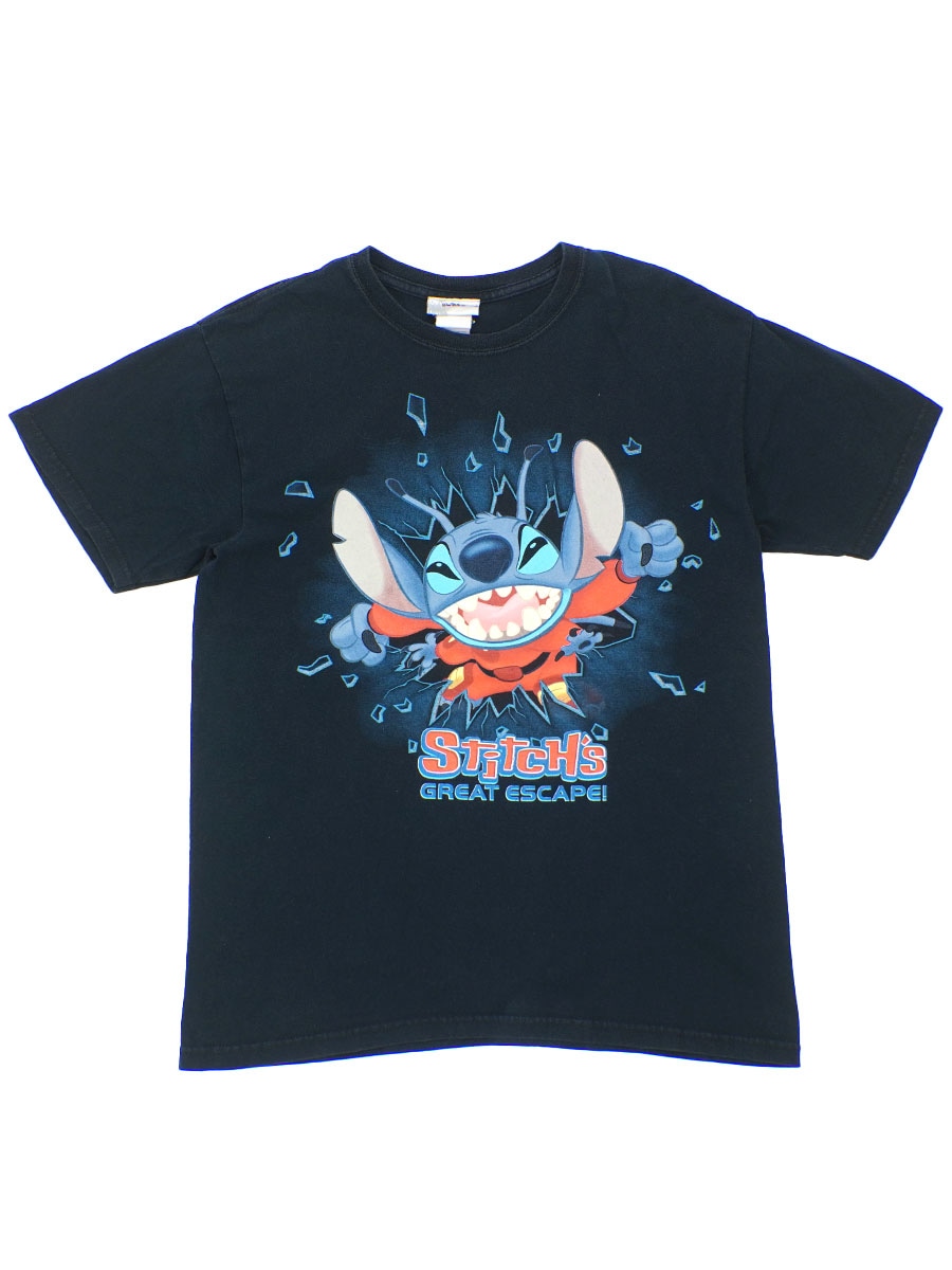 00's WALT Disney World ''Stitch's GREAT ESCAPE！'' 両面プリントT
