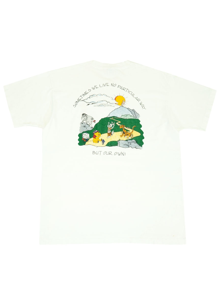 90's FRUIT OF THE LOOM ''クマのプーさん'' 両面プリントT