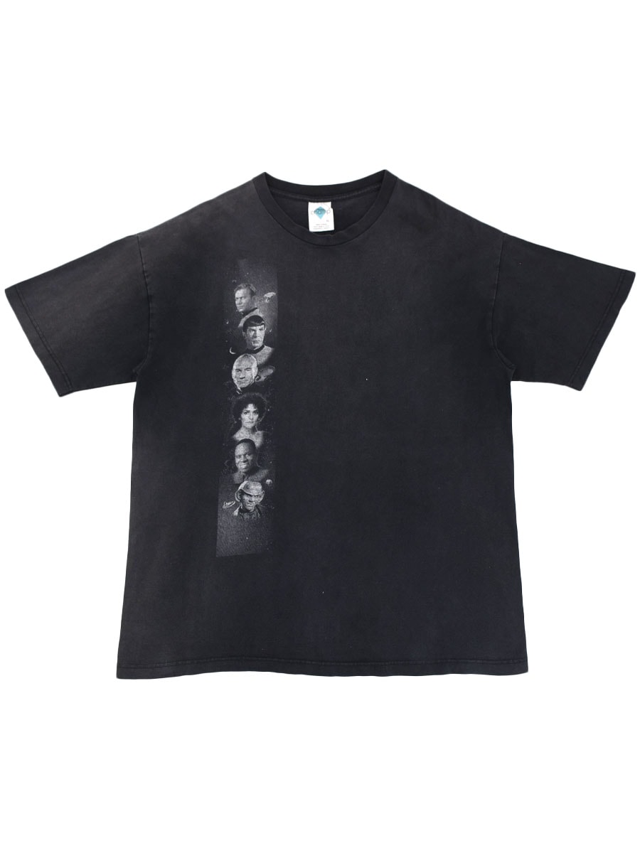 00's Tour champ ''STAR TREK'' 両面プリント Tシャツ ブラック