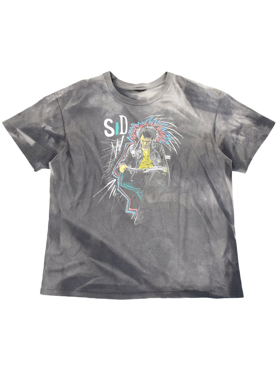 80's～ ''シド・ヴィシャス'' 両面プリント Tシャツ 実寸(L位) サン