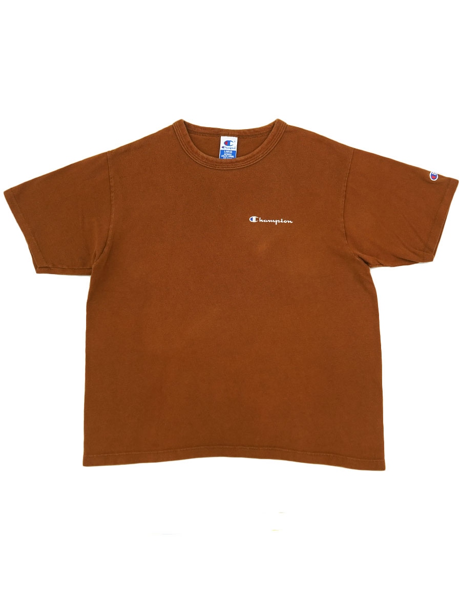 90's チャンピオン スクリプトロゴ Tシャツ 表記(L) USA製 レア