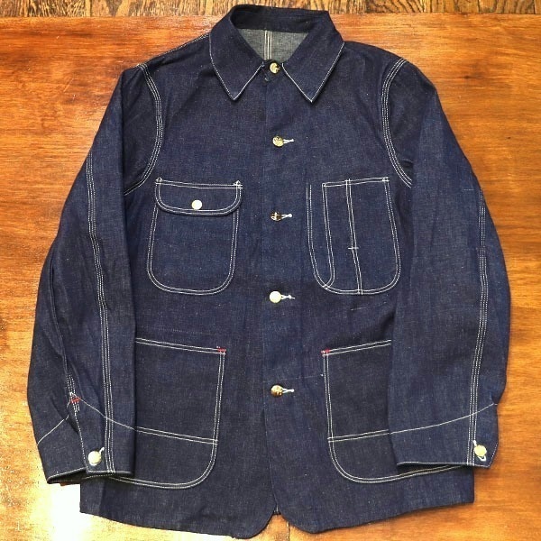 1950s DEAD STOCK , DENIM COVER ALL , Size 36