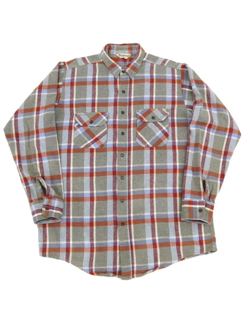 80's FROSTPROOF 好配色チェック フランネルシャツ 表記(17-17 1/2 80's FROSTPROOF 好配色チェック フランネルシャツ 表記(17-17 1/2