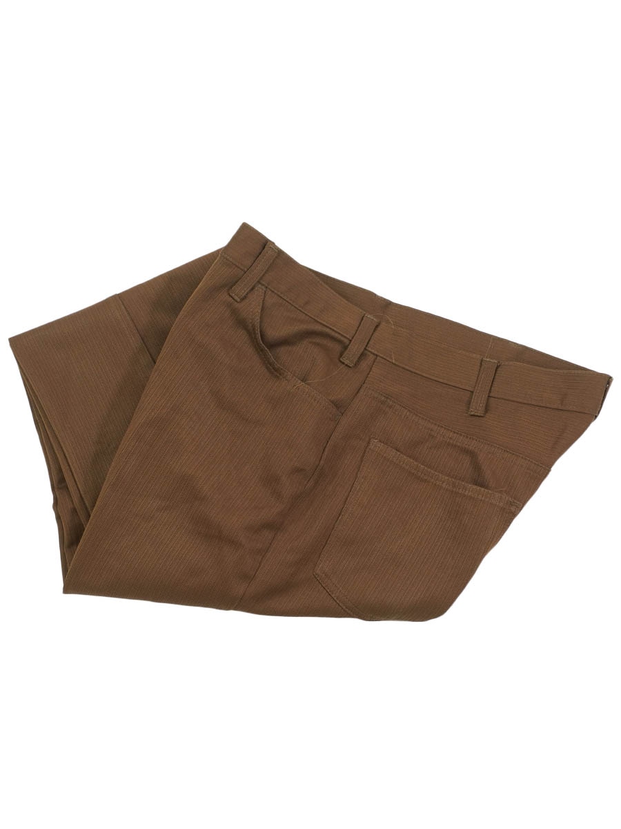 70's Levi's TAILORED JEANS BIG-E フレアパンツ ブラウン 実寸(34x27