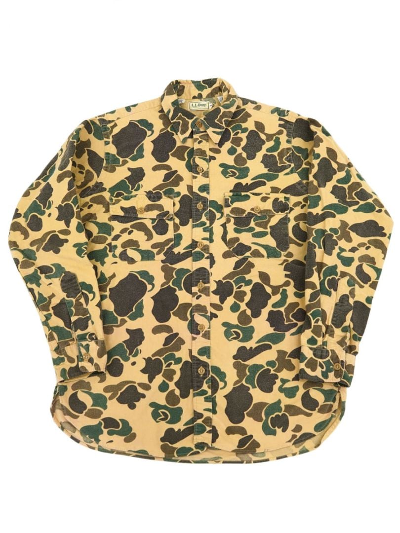 ル*ナ様 goar archive カモ柄 80's L.L.BEAN カモ柄 シャモアネルシャツ 表記(L) | すべての商品