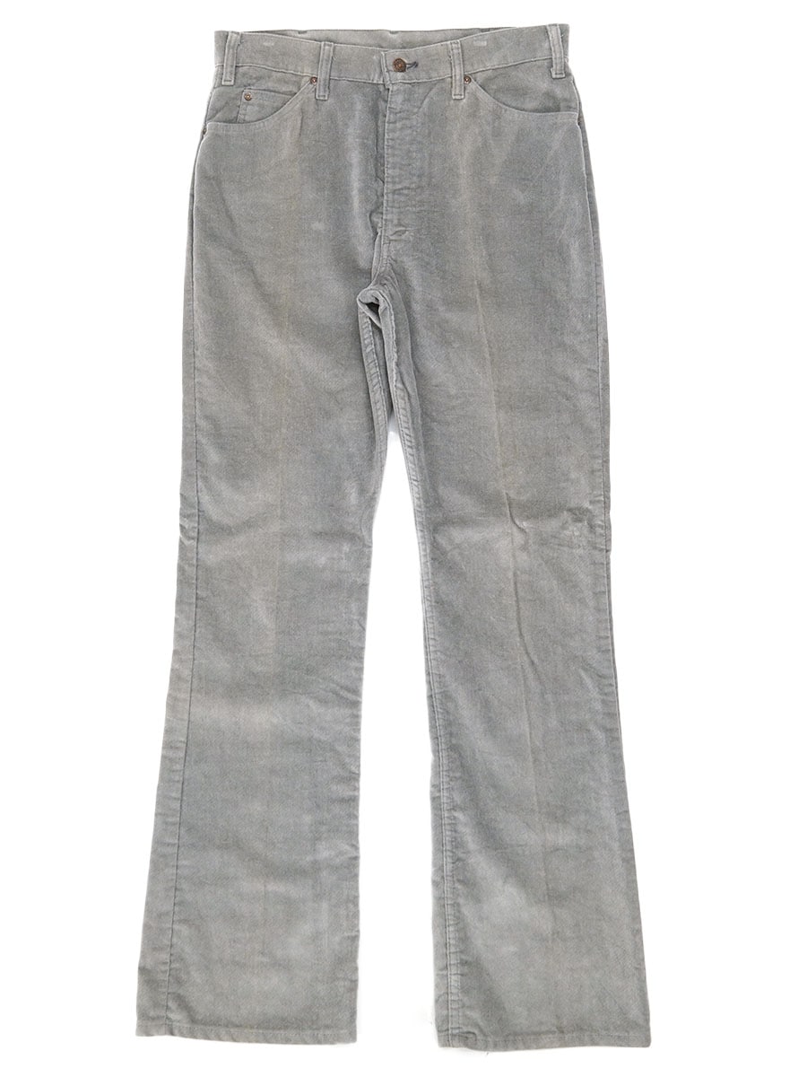 80's Levi's 517 ベロアパンツ ライトグレー 表記(36x34)