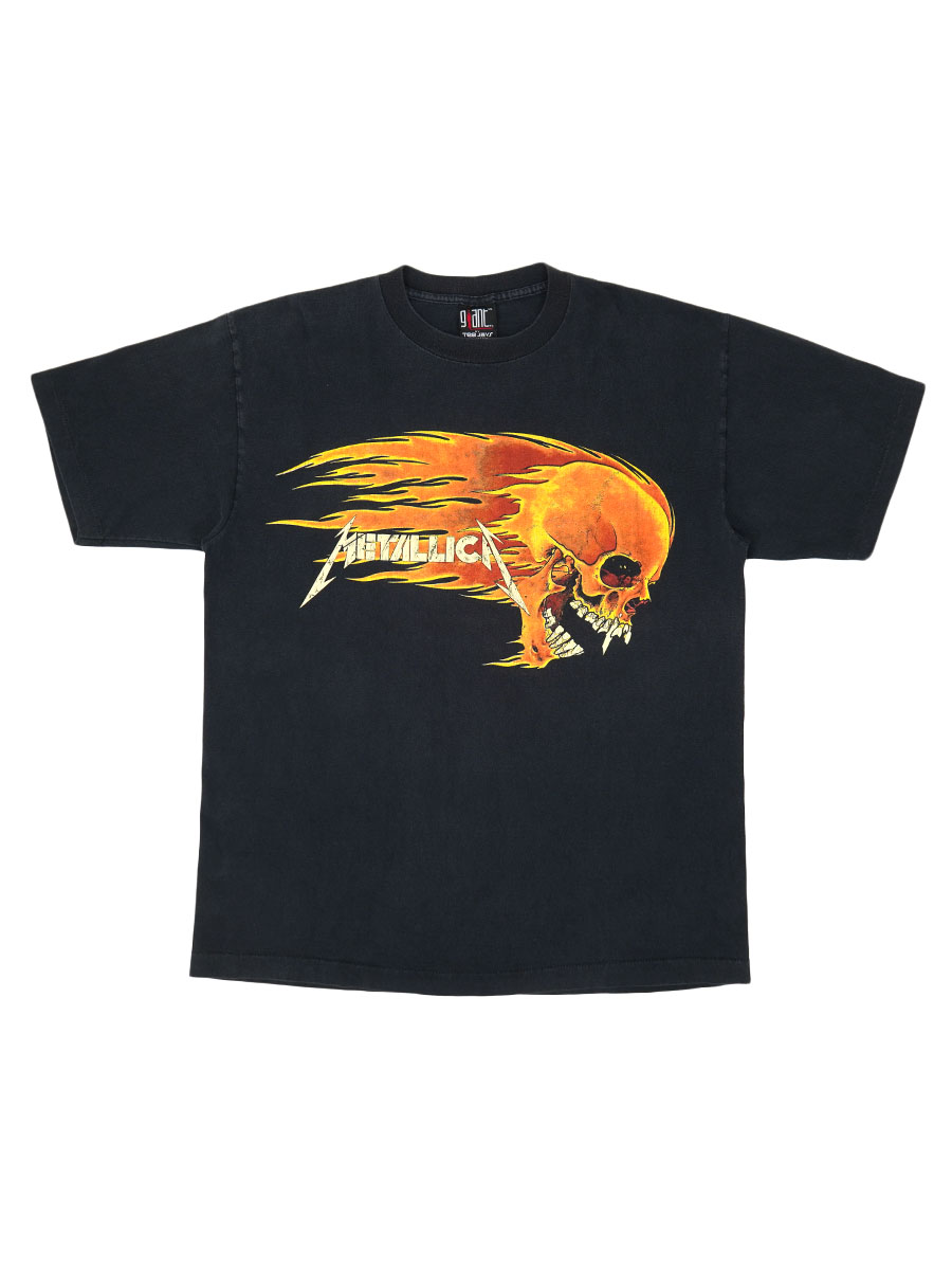 90's giant METALLICA 両面プリントTシャツ ブラック 表記(XL