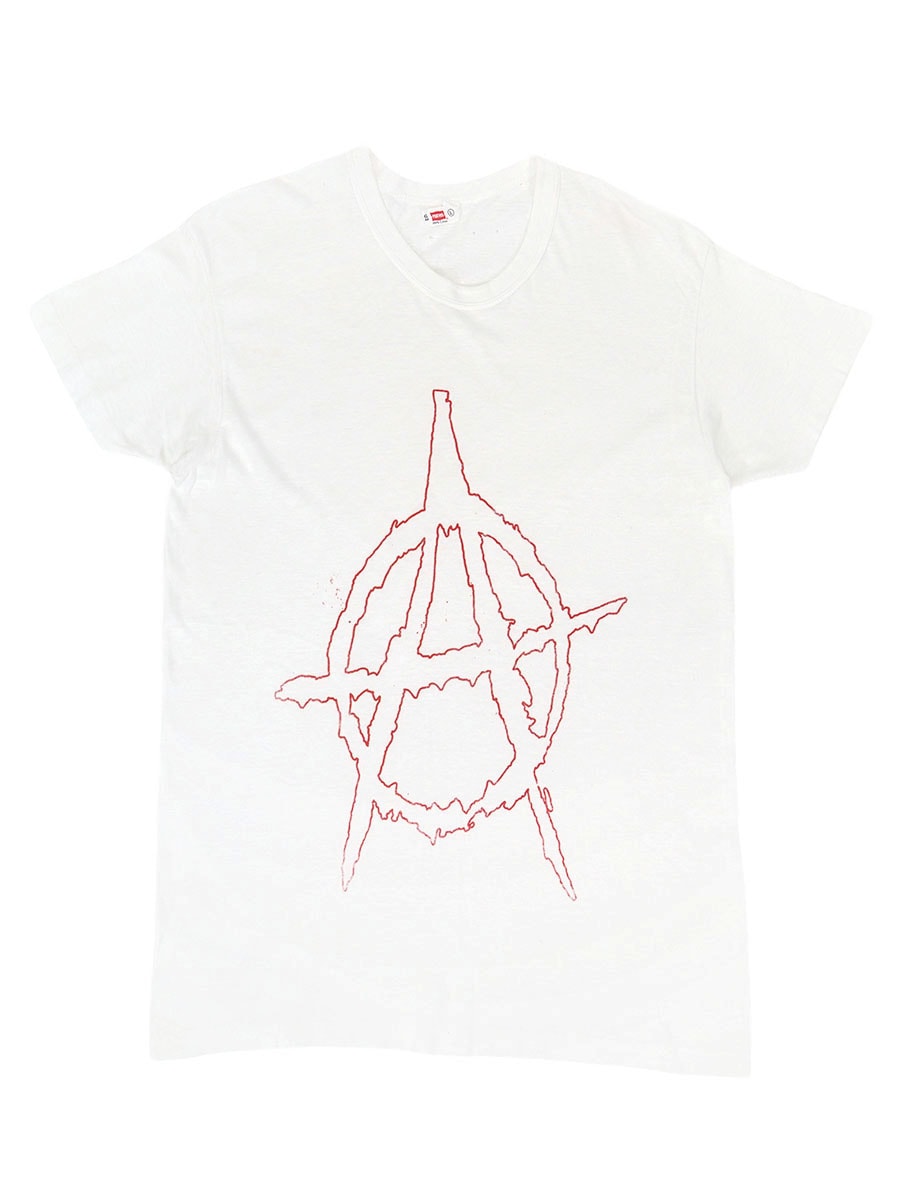 60'S HANES ANARCHY MARK T SHIRT (SIZE.LARGE)