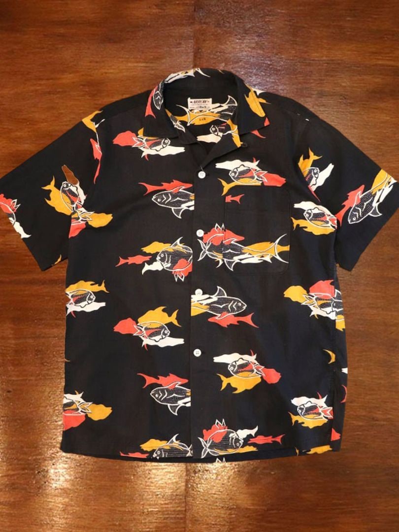 1950s S/S COTTON SHIRT , Size M
