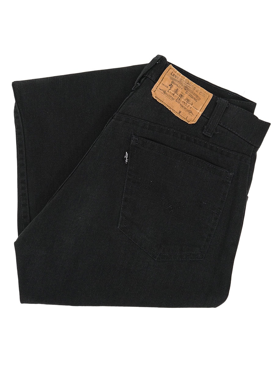 Levi’s 80s USA製 505-2859 ポリコットンツイルパンツ 90's Levi's 505-2859 ポリコットンツイルパンツ ブラック 表記