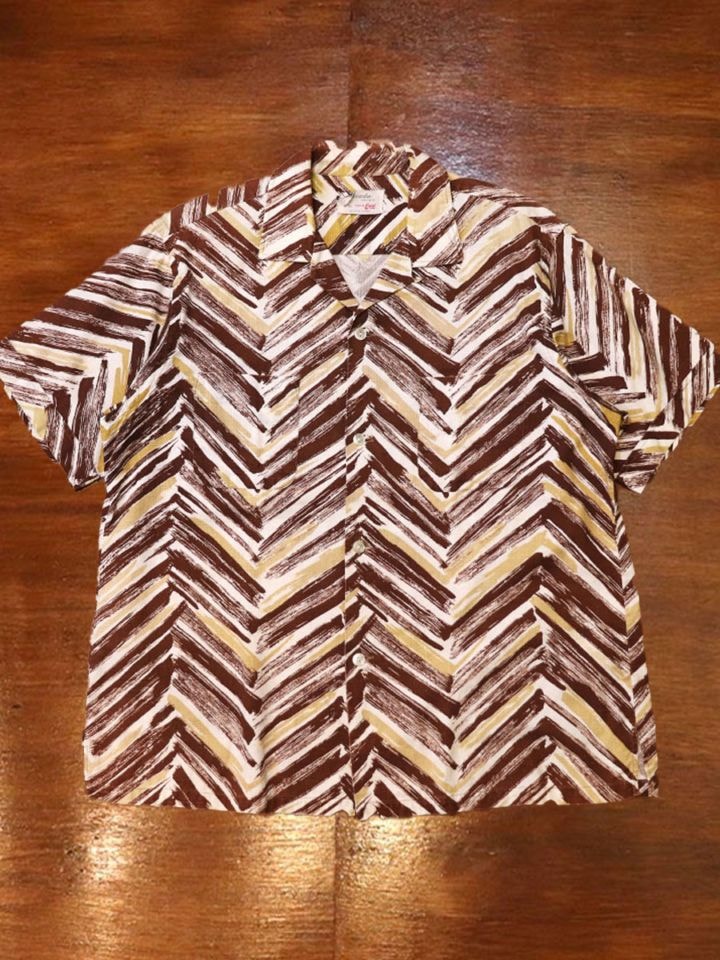 1960s S/S COTTON SHIRT , Size L