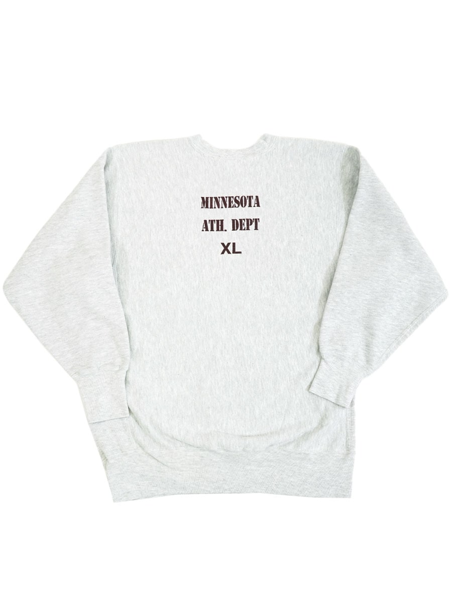 90's 刺繍タグ チャンピオンRW ''MINNESOTA ATH.DEPT XL'' 表記(XXL