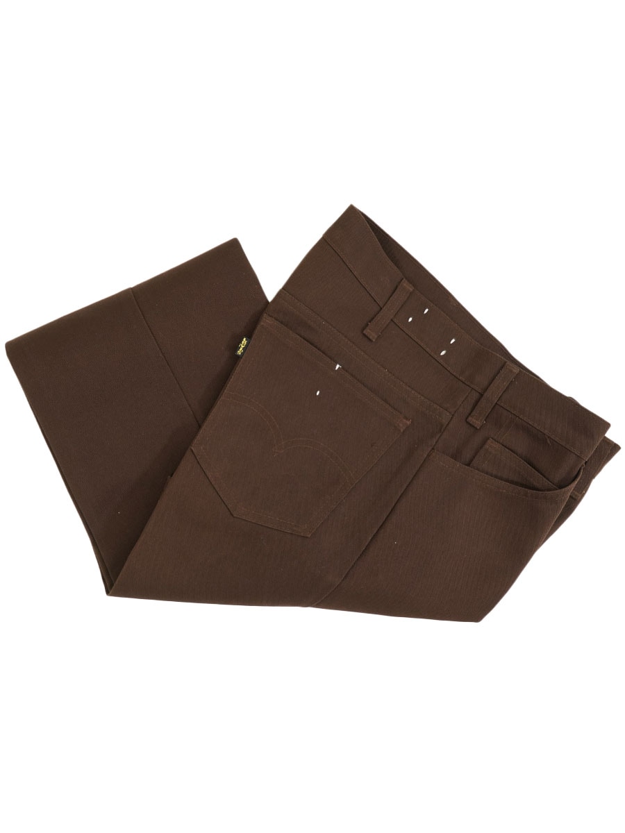 70's Levi's STA-PREST 517 スタプレパンツ ダークブラウン 実寸(34x31