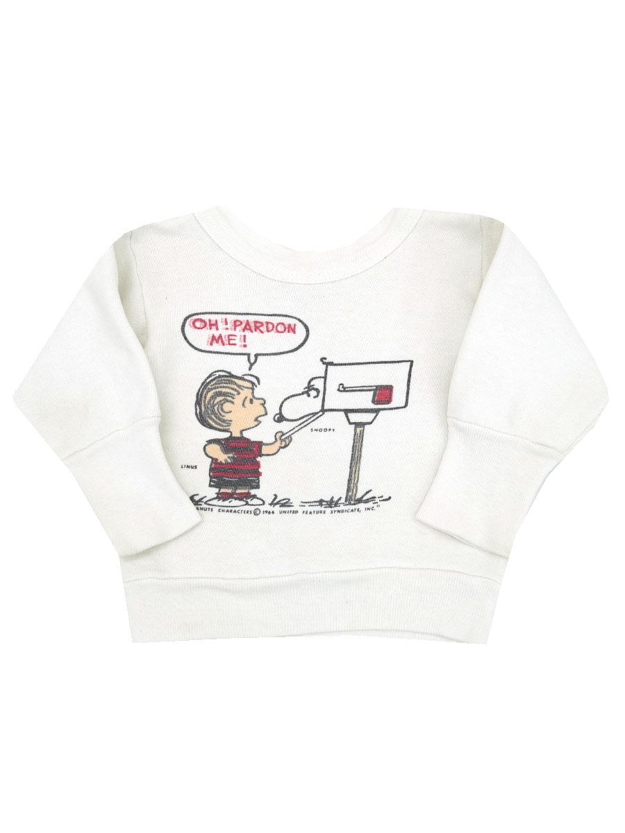 60's Marwich スヌーピー 染み込み セットインスリーブスウェット
