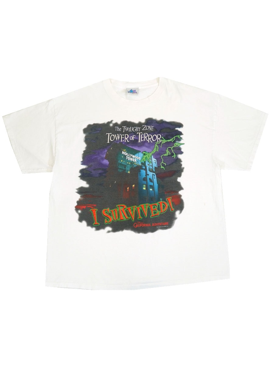 00's Disney land ''The Twilight Zone Tower of Terror'' プリントT