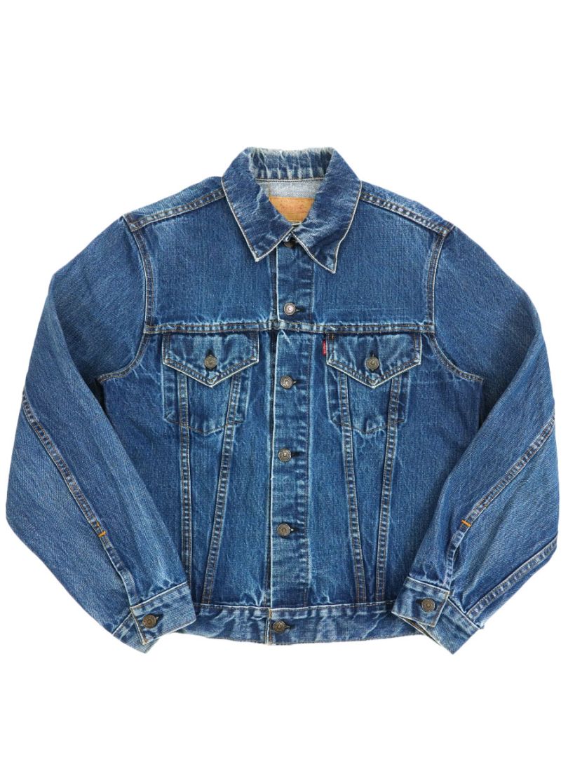 70's Levi's 70505 スモールe デニムジャケット 実寸(40位) インディゴ
