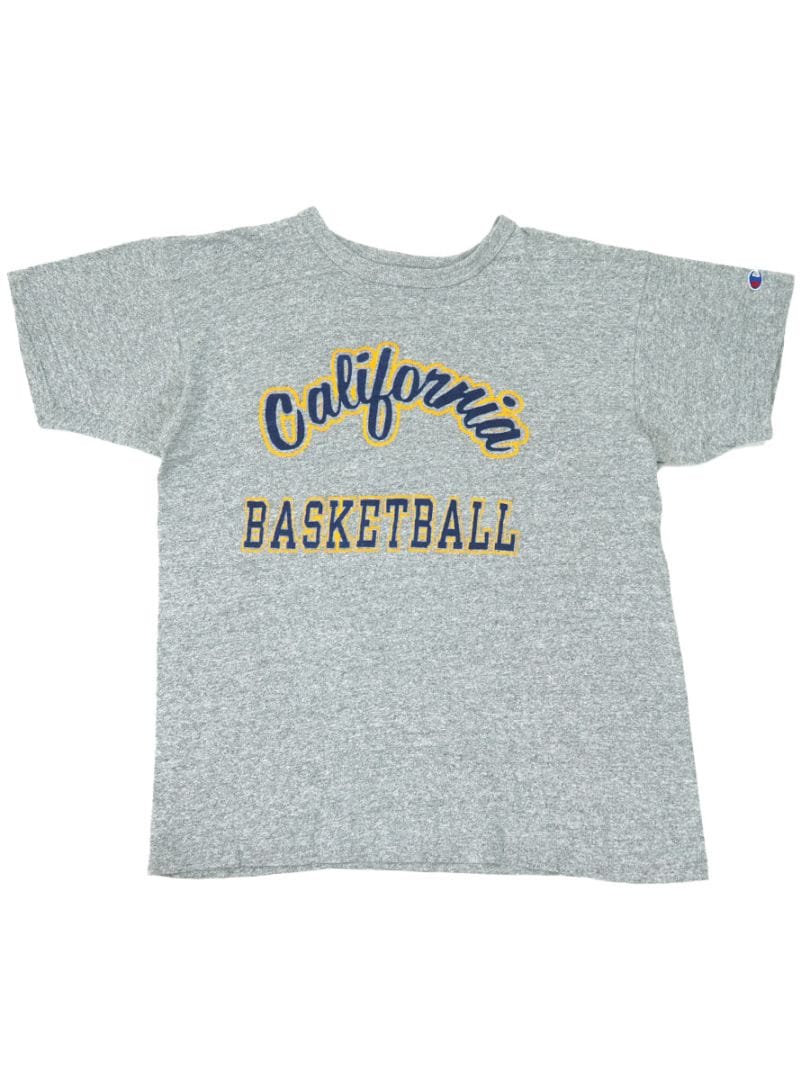 80's トリコタグ チャンピオン ''California BASKETBALL'' プリントTシャツ 表記(L)