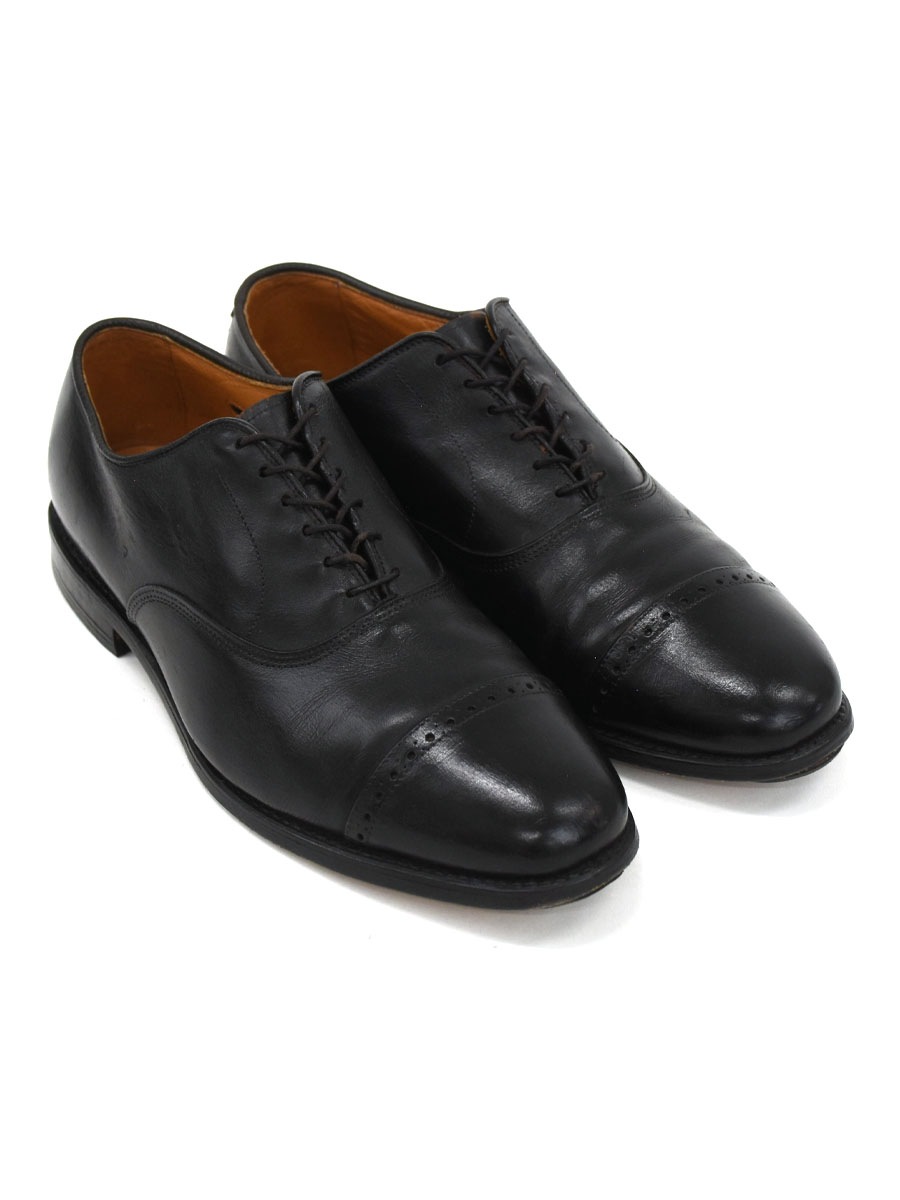 USA製 Allen Edmonds ''Byron'' パンチドキャップトゥ レザーシューズ