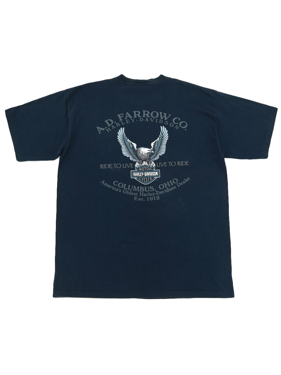 HARLEY-DAVIDSON LIVE TO RIDE 両面T HARLEY-DAVIDSON LIVE TO RIDE 両面T 【公式通販】