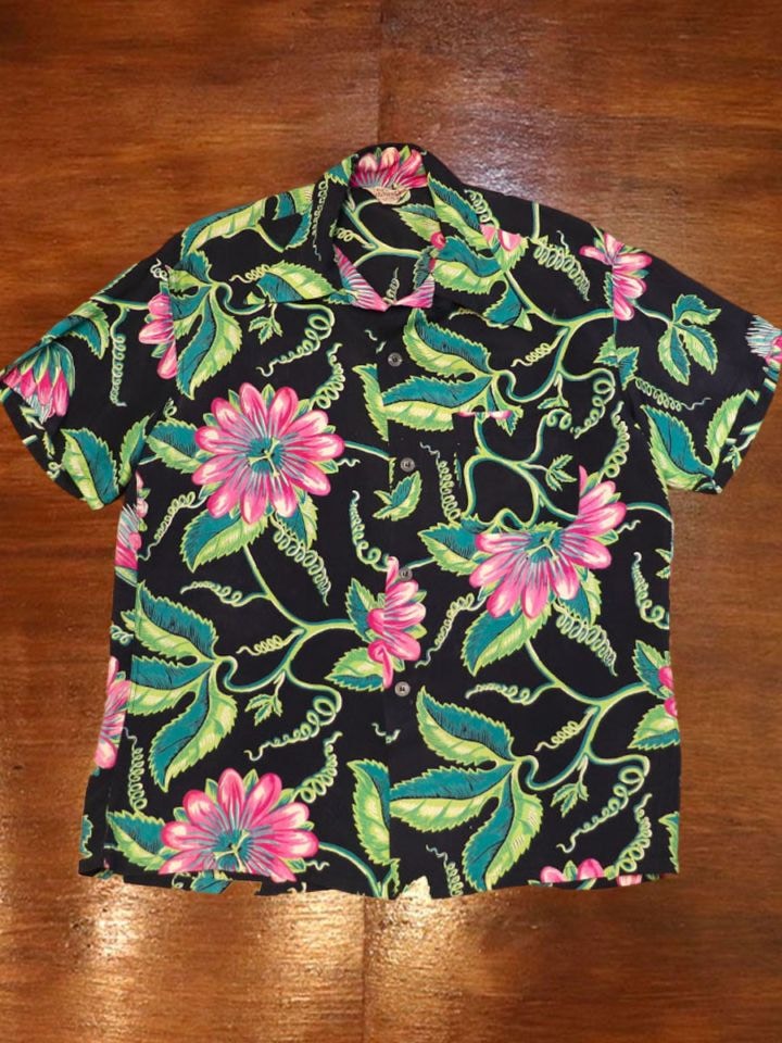 1950s HAWAIIAN SHIRT , Size  M