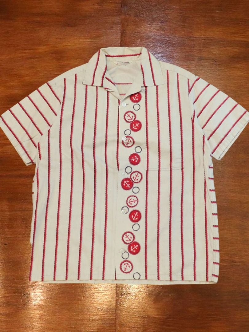 1950s S/S COTTON SH , Size M