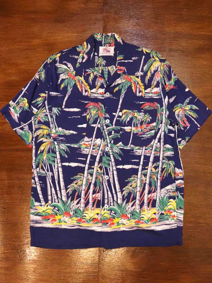 1950s HAWAIIAN SHIRT , Size  M