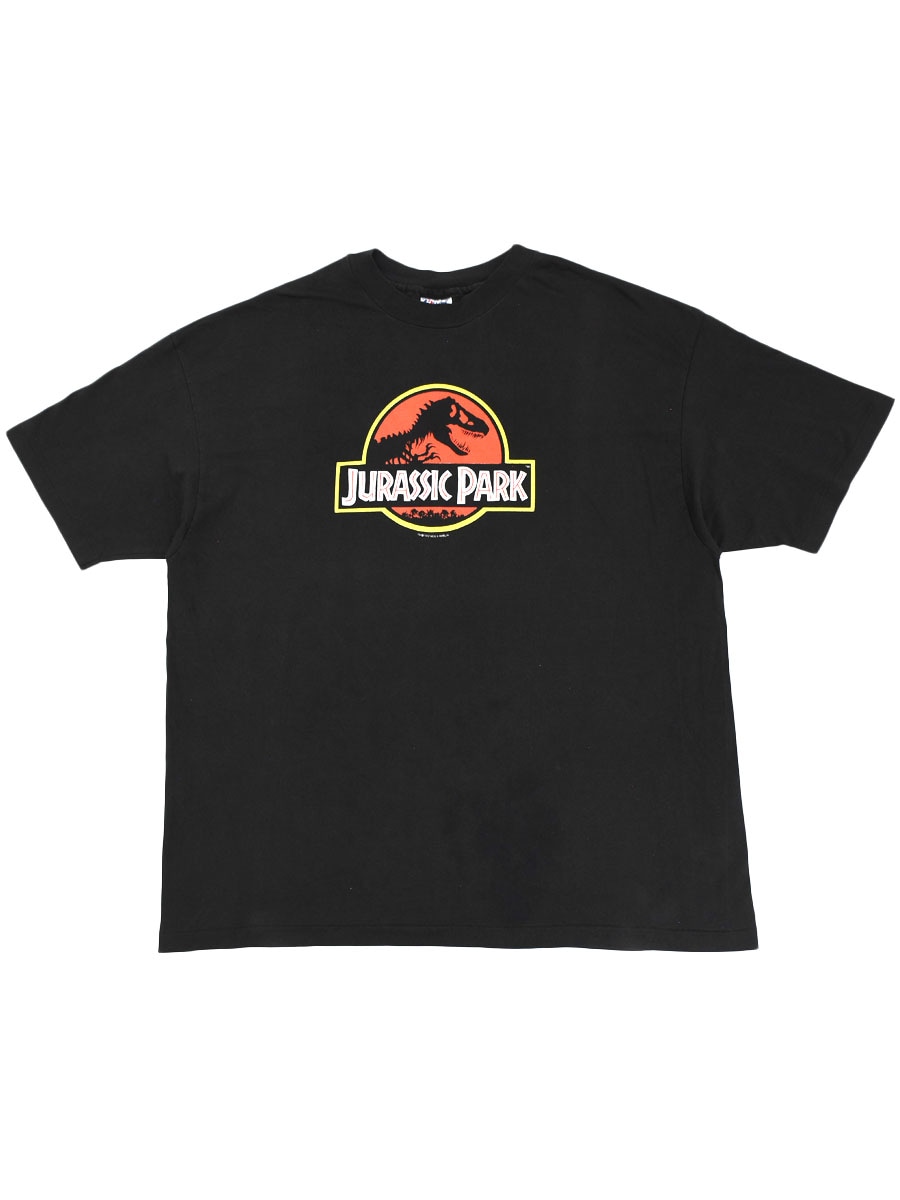90s Jurassic Park 1992年 ブラックTシャツ 90s Jurassic Park 1992年 ブラックTシャツ
