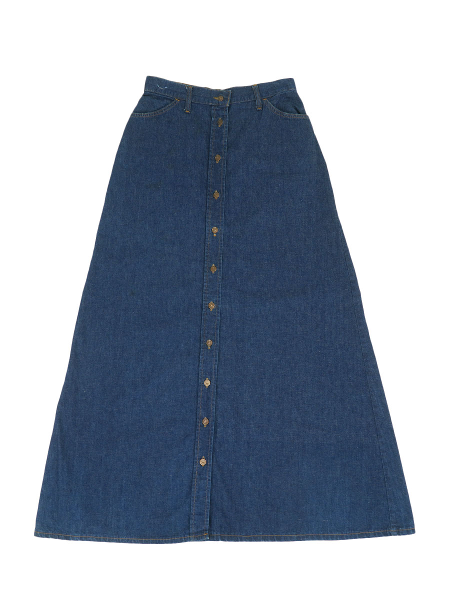 70's Lady Levi's デニムロングスカート 濃紺 表記(13) | すべての商品
