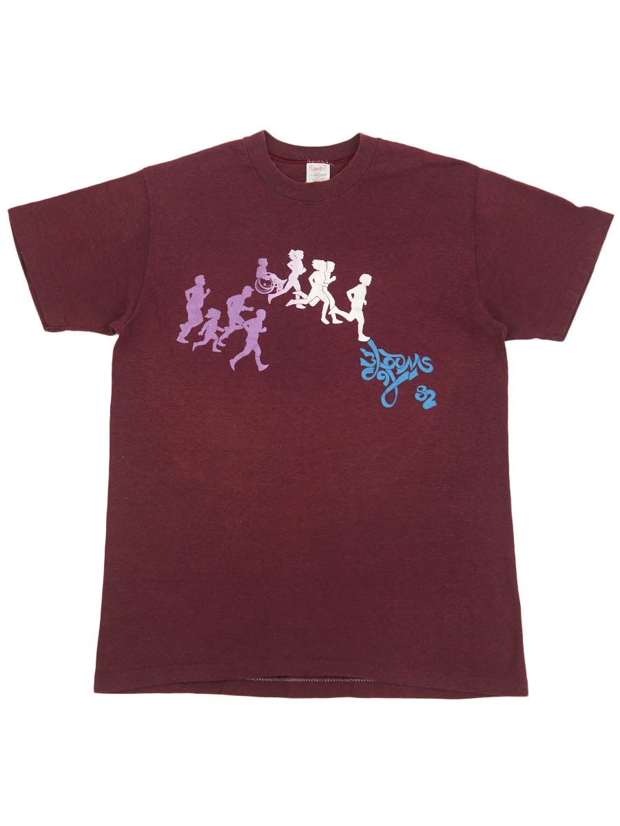 80's Sport-T by STEDMAN NIKE ''Bloomsday '82'' 袖プリント入りTシャツ 表記(L)