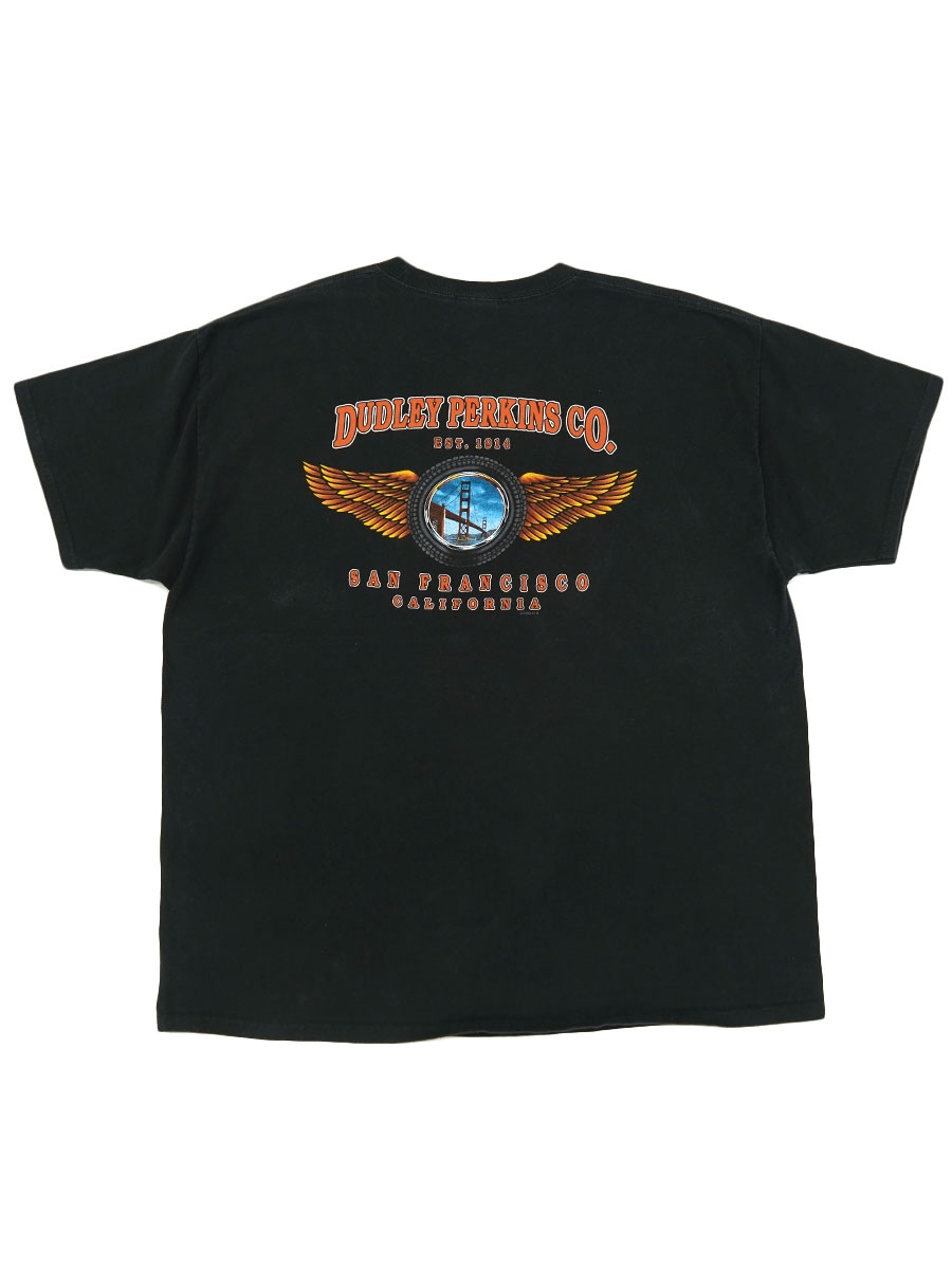 90's H-D ハーレーダヴィッドソン ''SAN FRANCISCO CALIFORNIA'' 両面