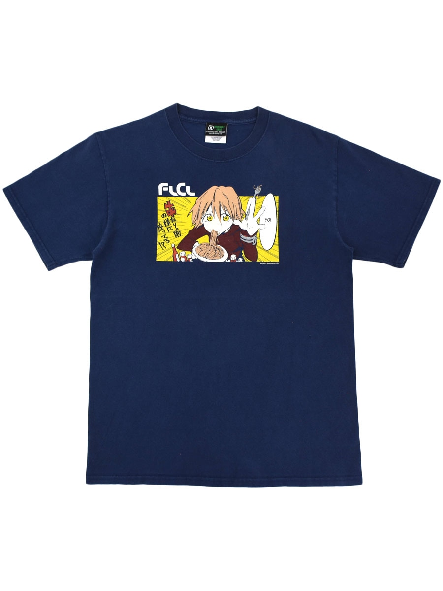 90's BROCCOLI GEAR フリクリ ''ハルハラ・ハル子'' プリントTシャツ