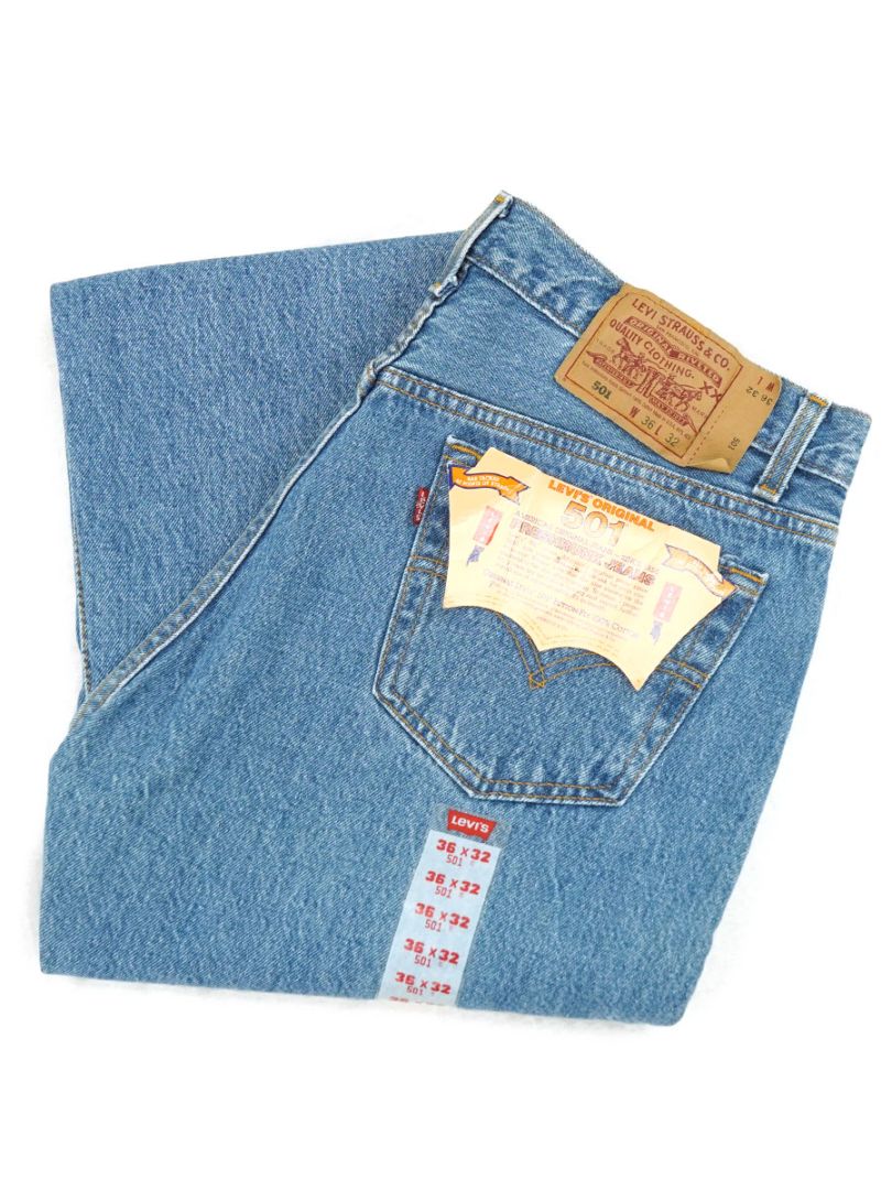 90's Levi's 501 ウォッシュド デニムパンツ 表記(36x32) USA製 DEAD