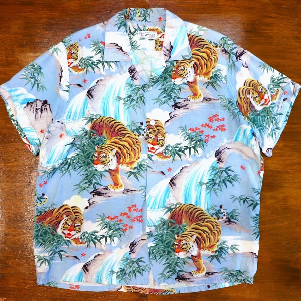 1950s HAWAIIAN SHIRT , Size  M